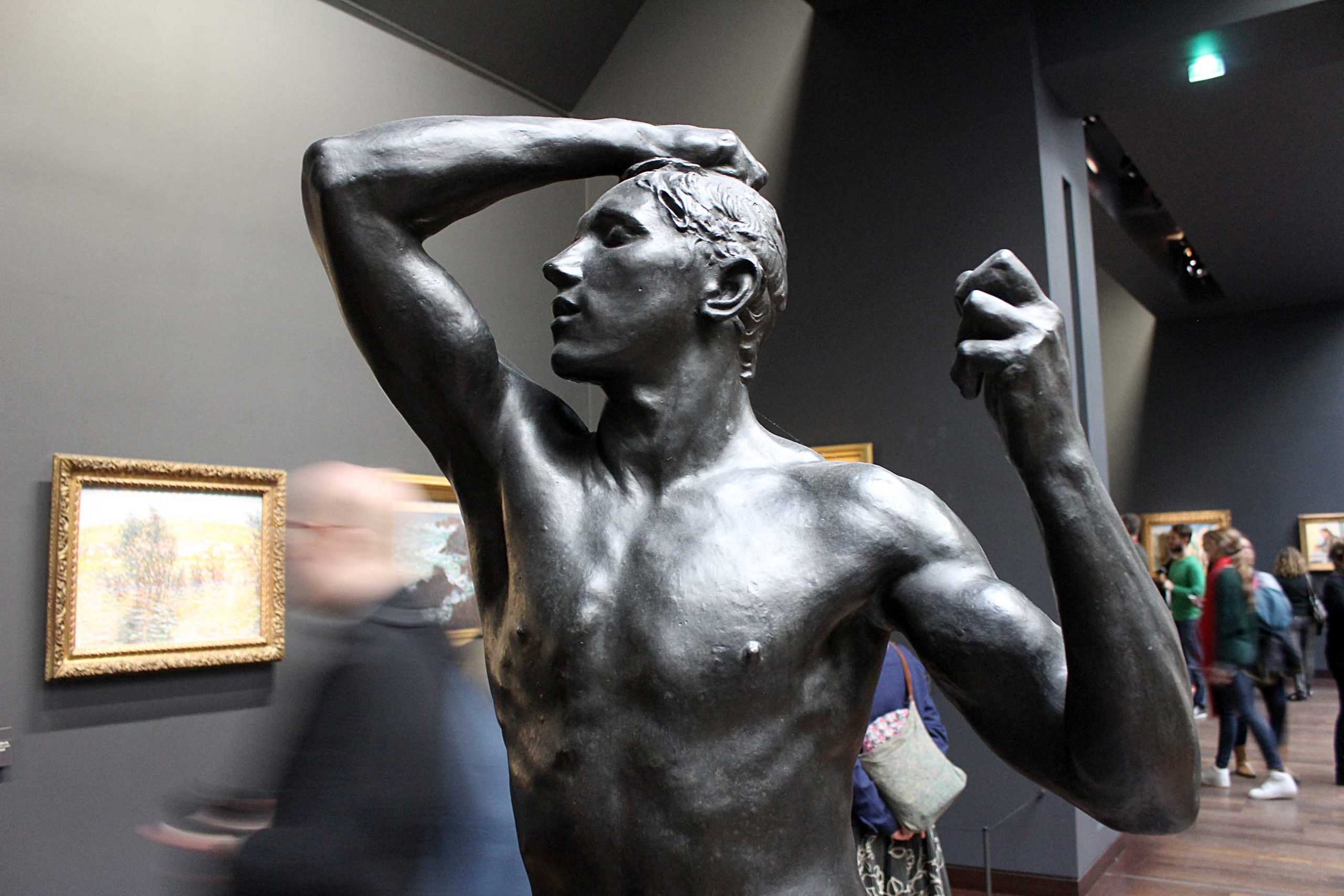 L’âge d’airain (A era do bronze), por Auguste Rodin